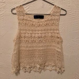 Lace Boho Crop Top